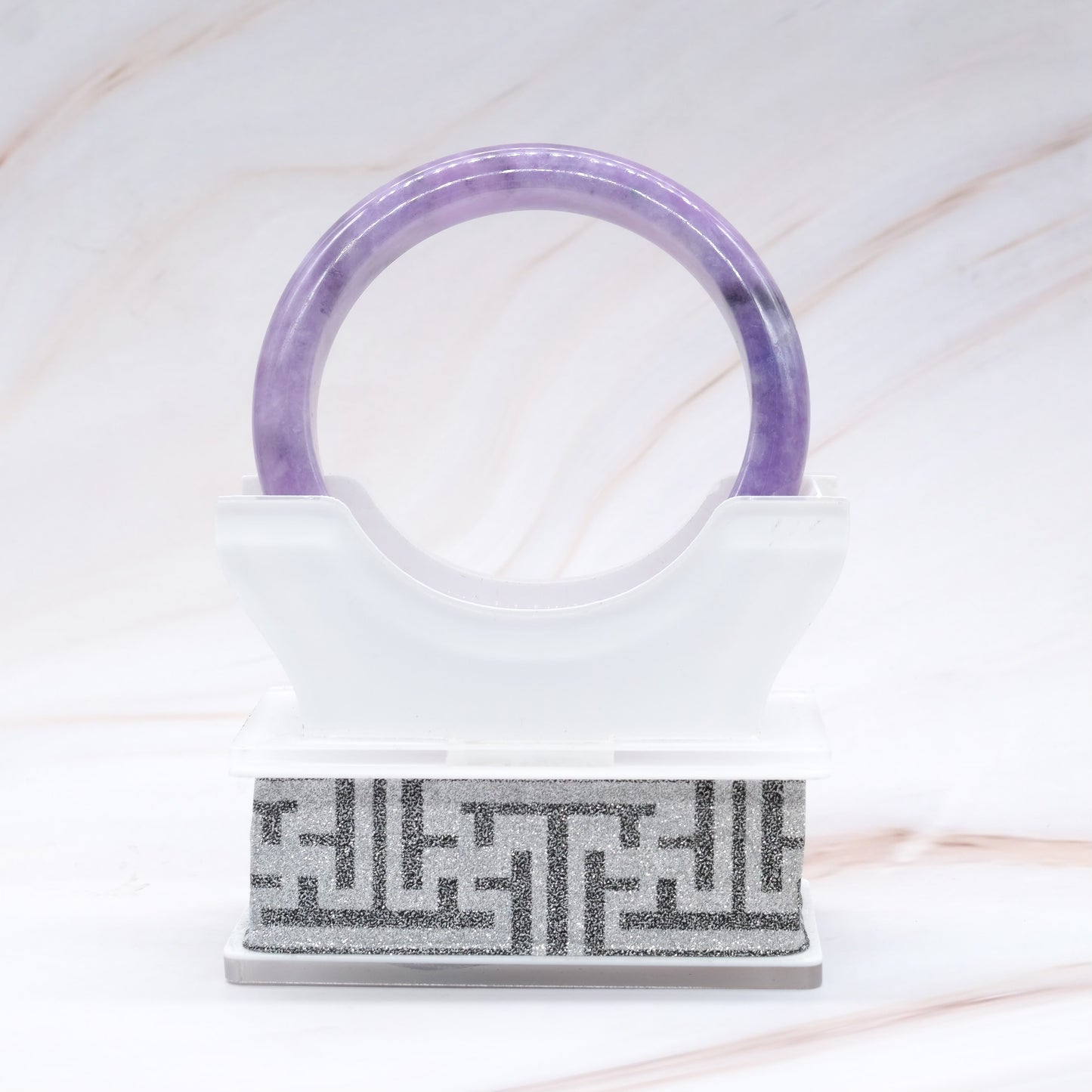 Lavender Jade Bangle