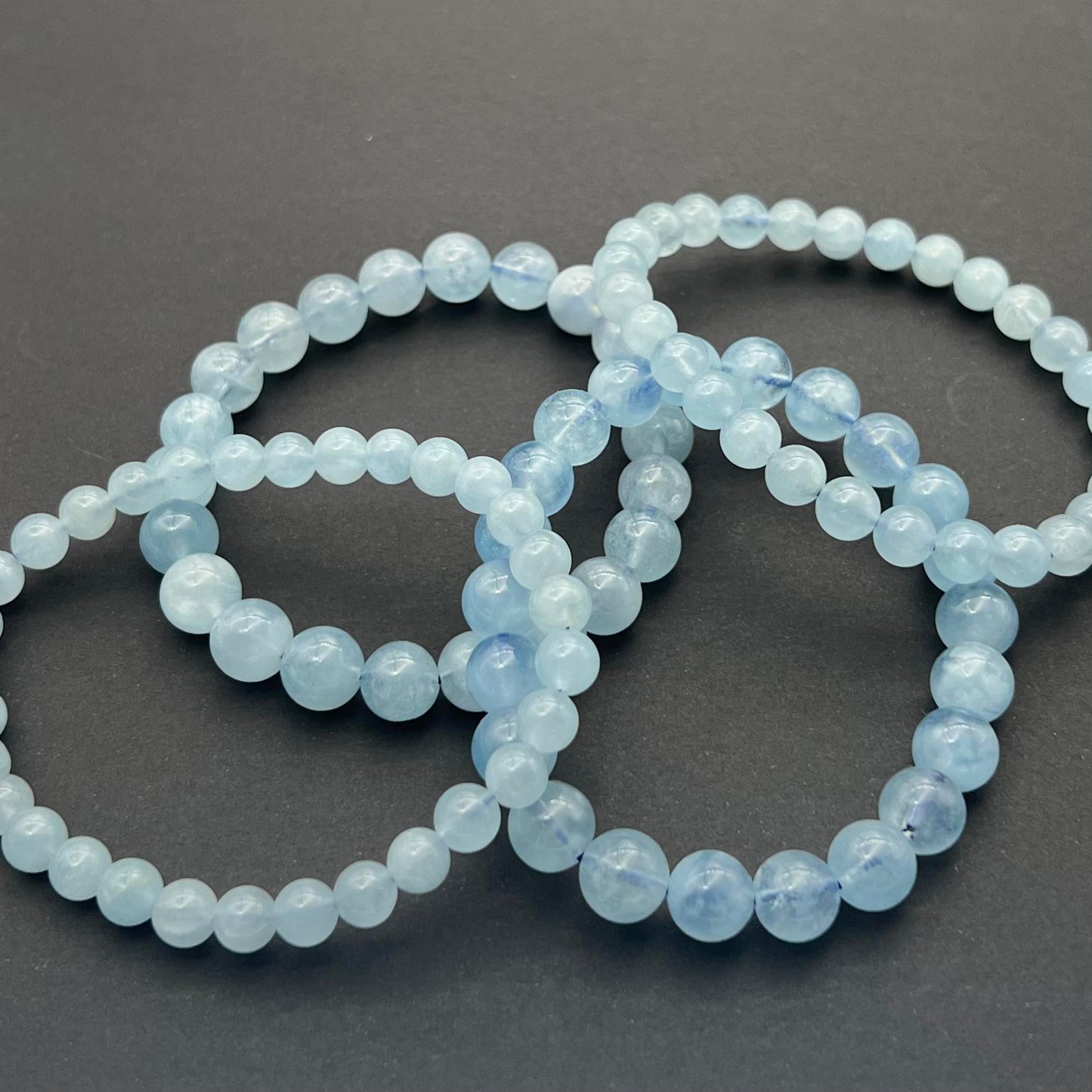 Aquamarine 6mm and 9mm