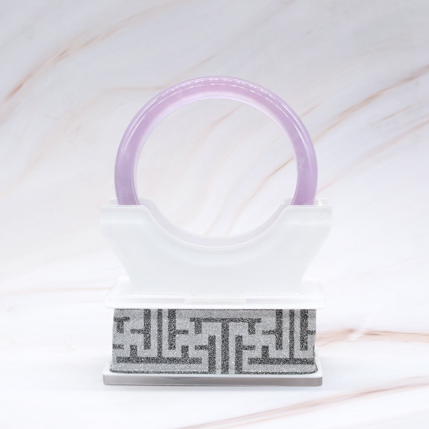 Lavender Jade Bangle