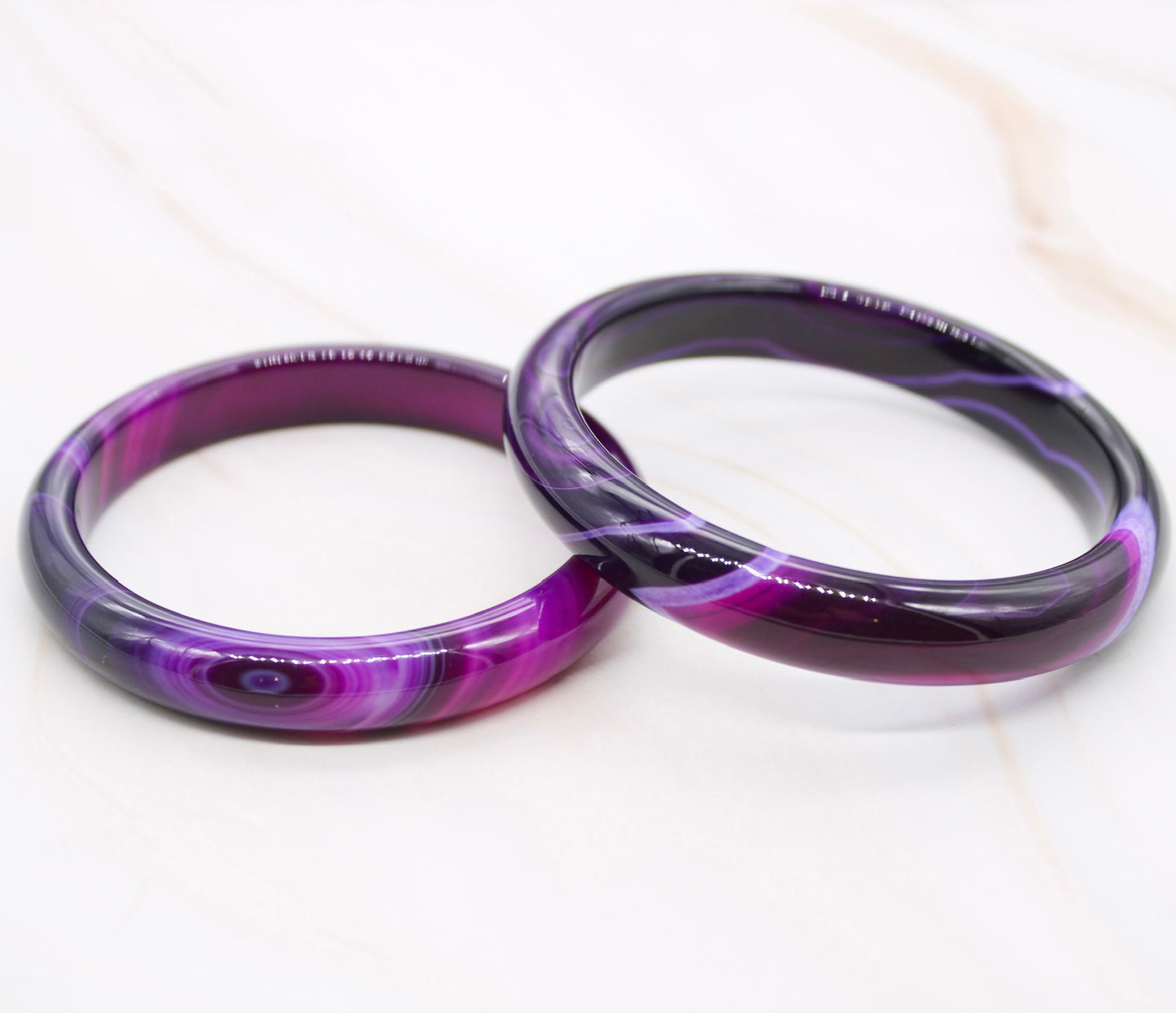 Purple Agate Bangle