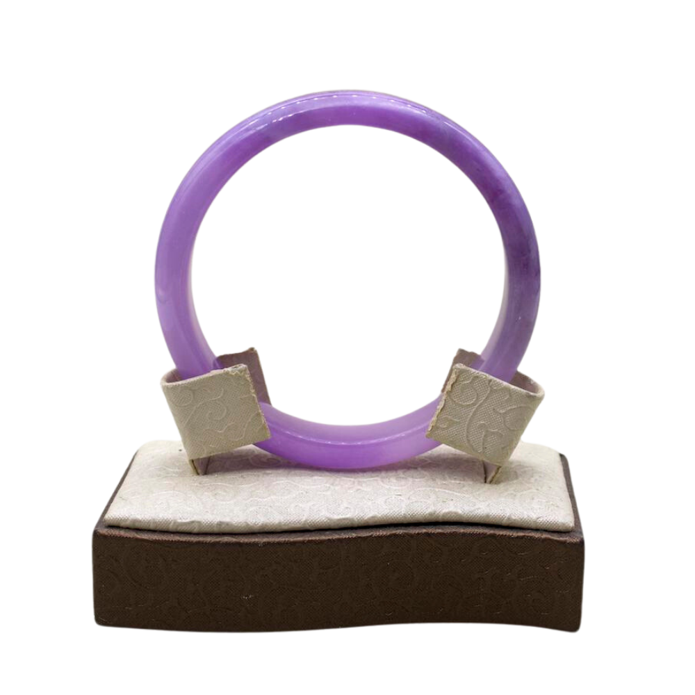 Lavender Jade Bangle