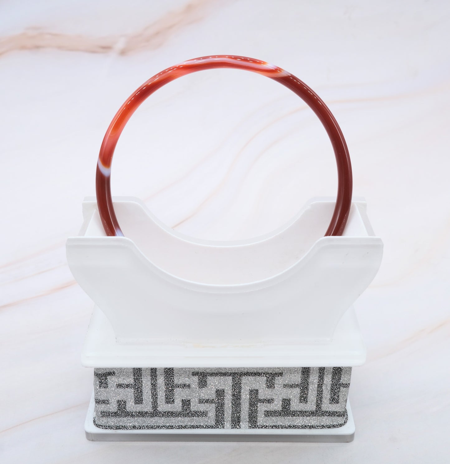 Thin Carnelian Bangle