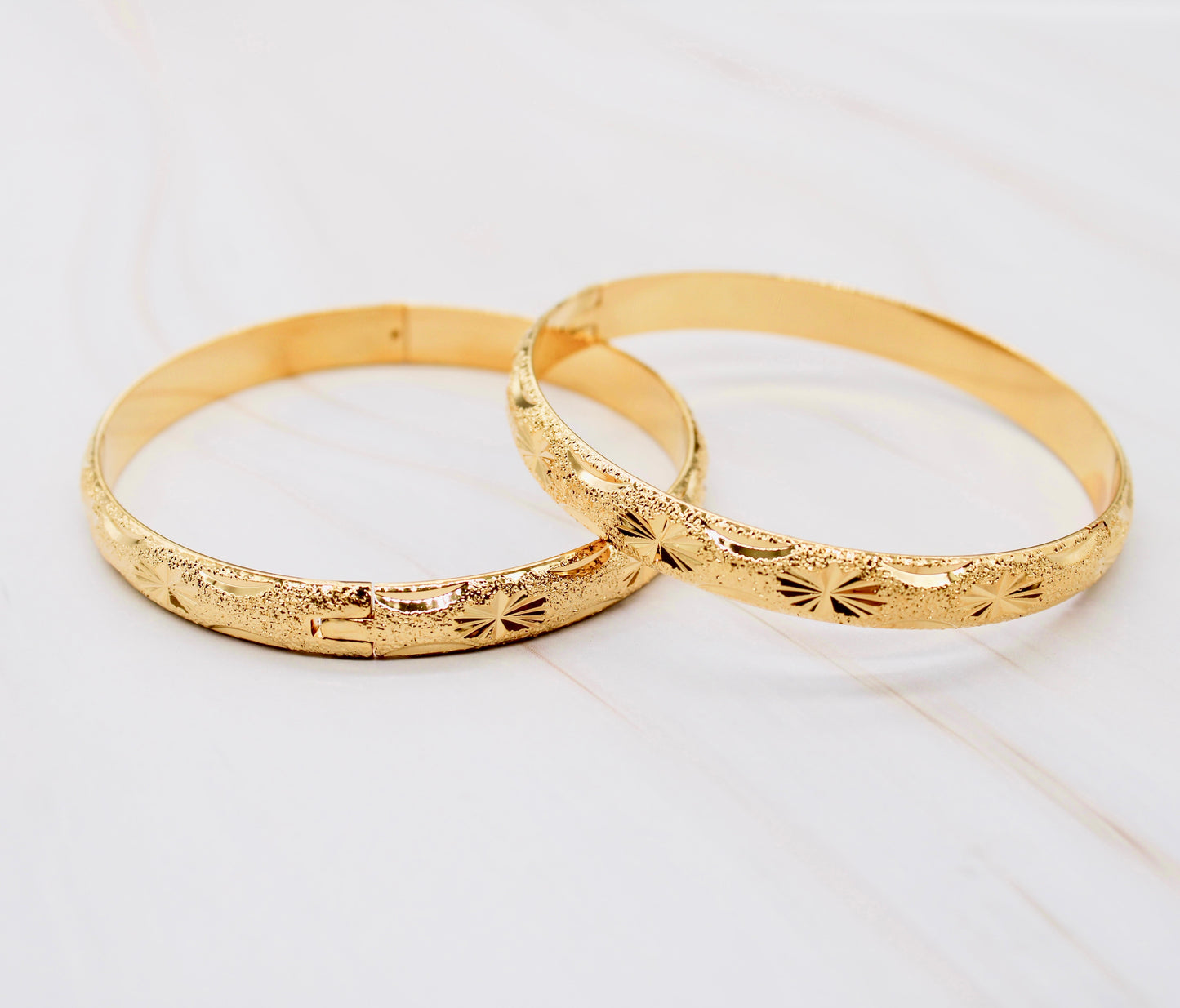 Gold-Filled Bangles (Medium)
