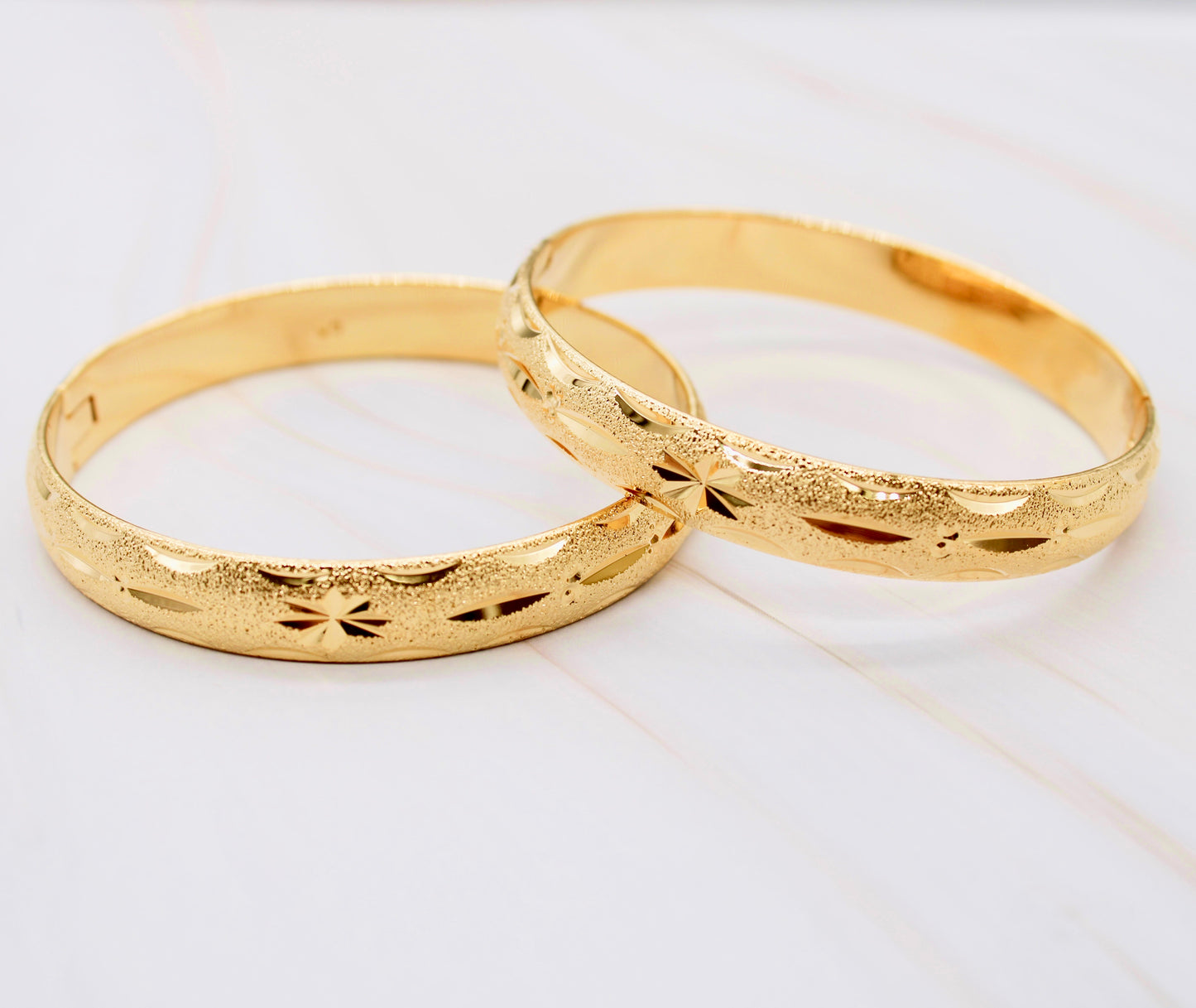 Gold-Filled Bangles (Medium)