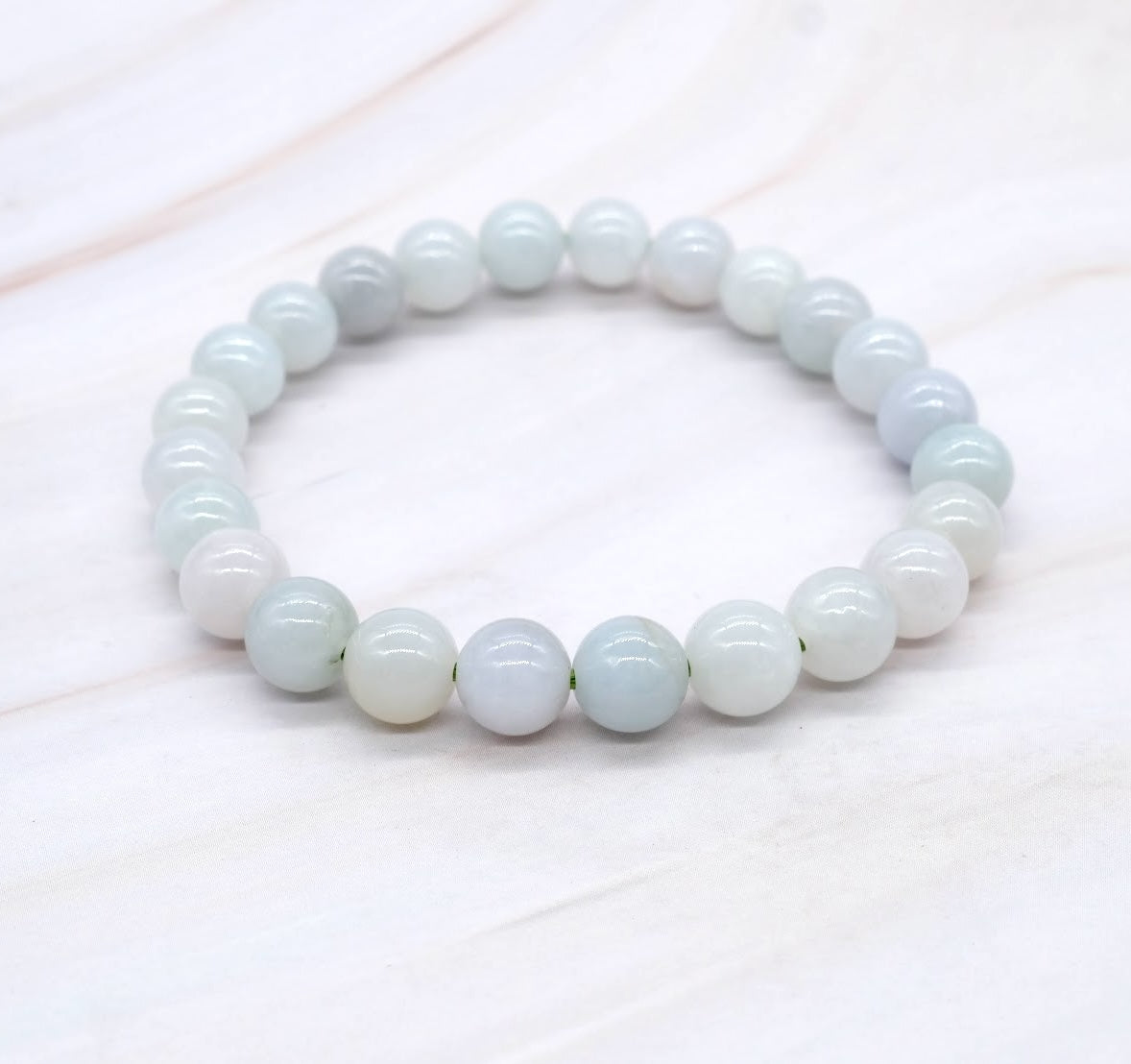 Grade A Natural Jade Beaded Bracelet