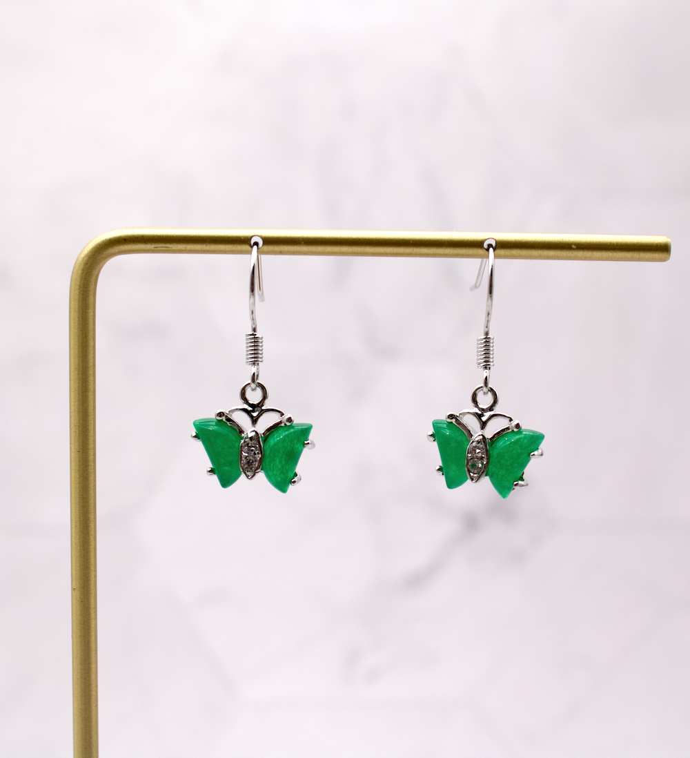 Butterfly Jade Earrings