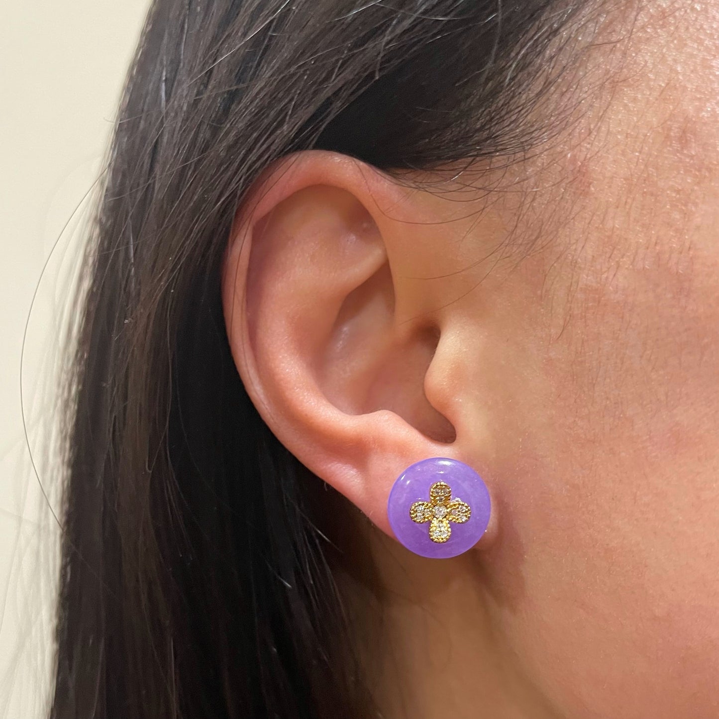 Button Earrings