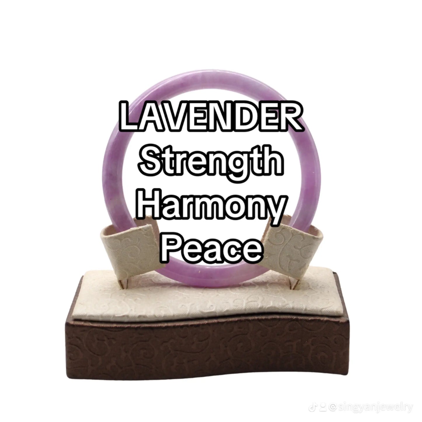Lavender Jade Bangle