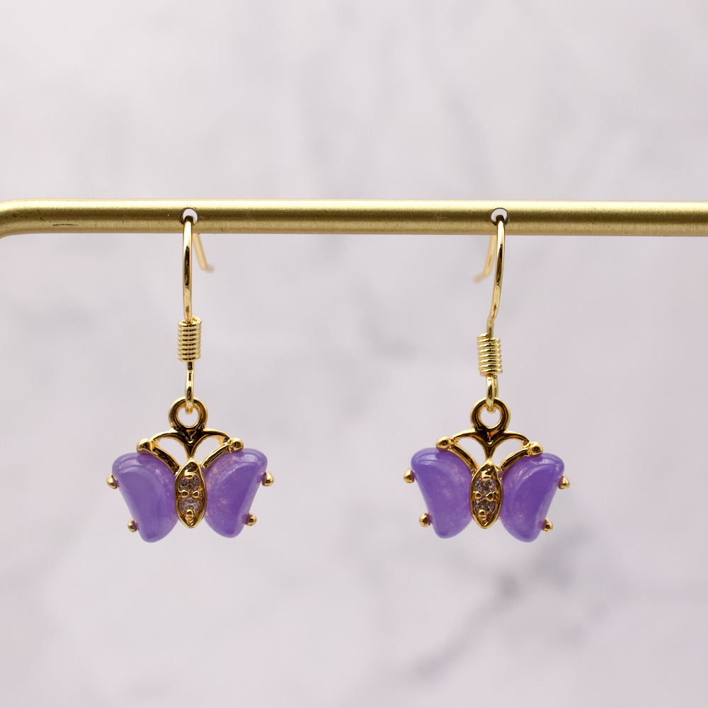 Butterfly Jade Earrings