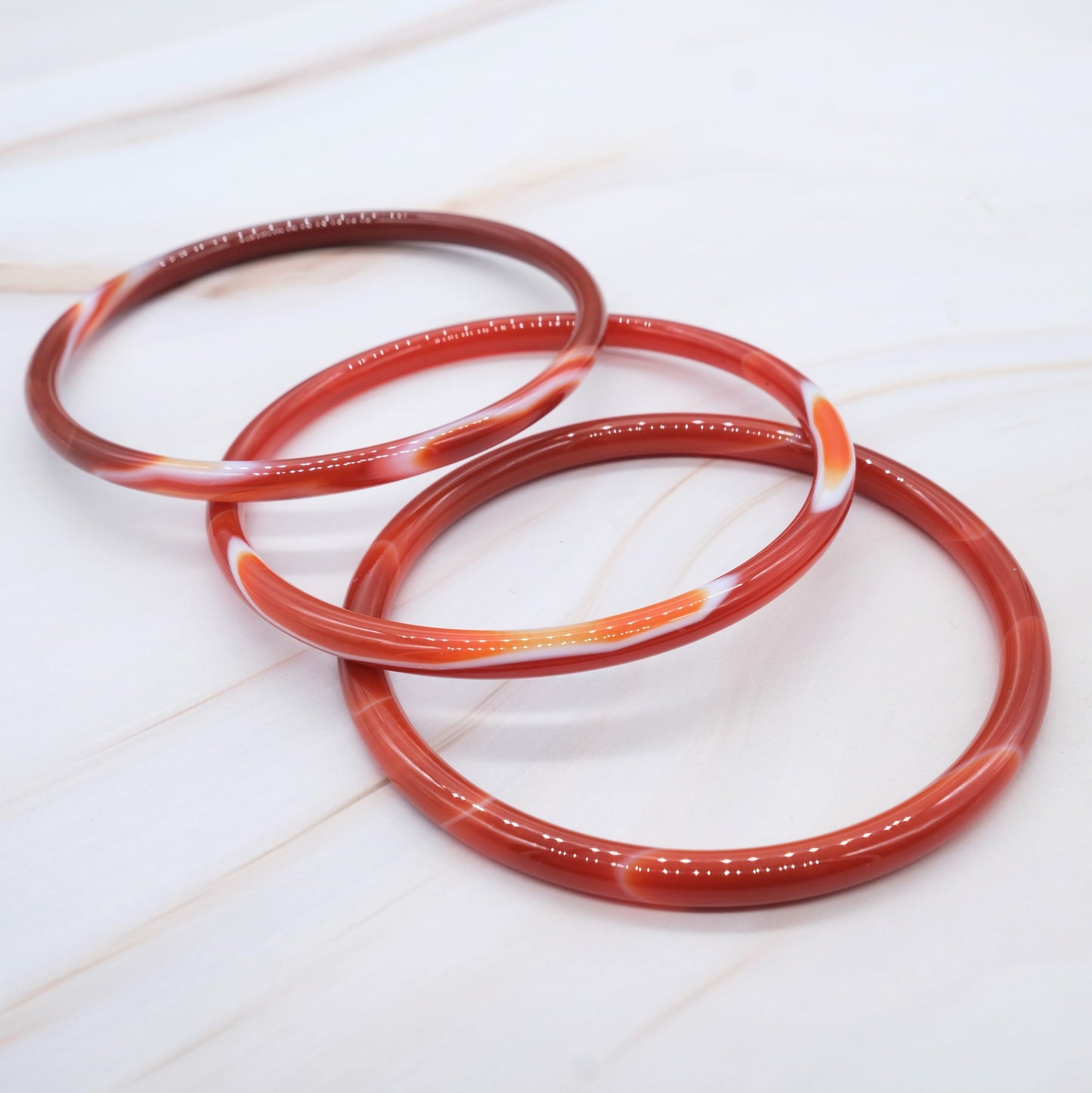 Thin Carnelian Bangle