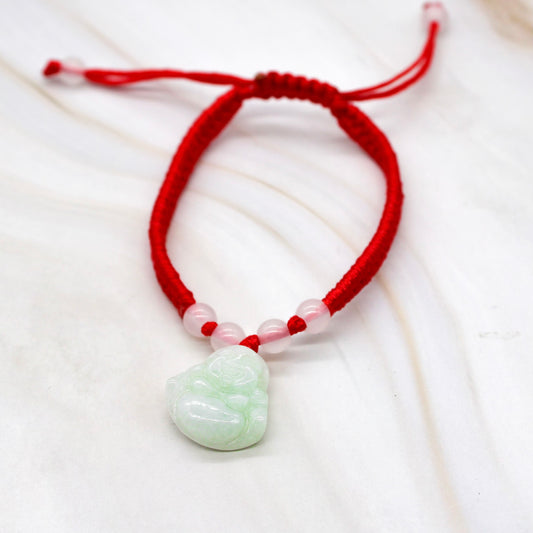 Lucky Buddha String with Jade