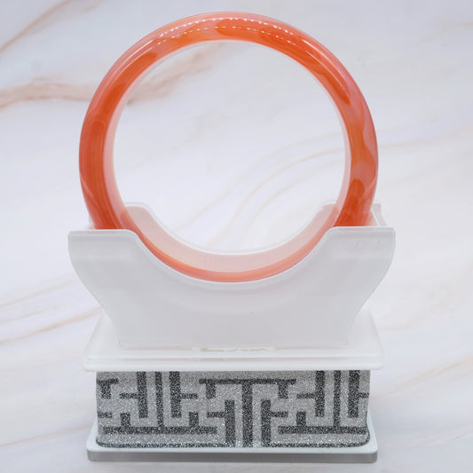 Peachy Carnelian Bangle