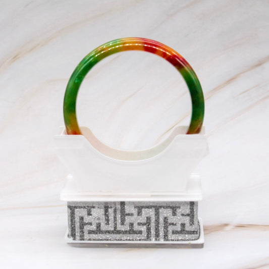 Multi-Color Jade Bangle