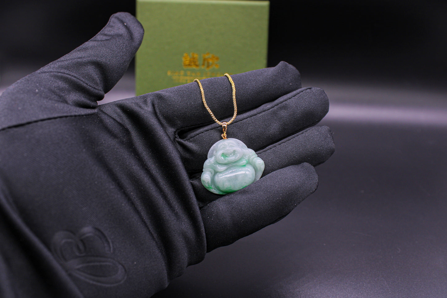 18K Grade A Buddha Pendant