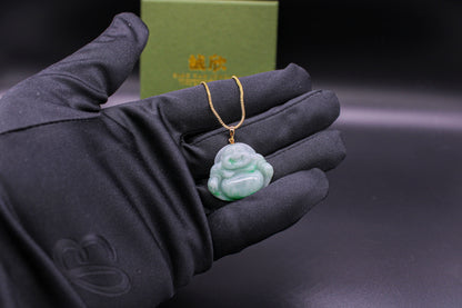 18K Grade A Buddha Pendant