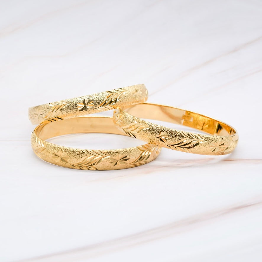 Gold-Filled Bangles (Large)
