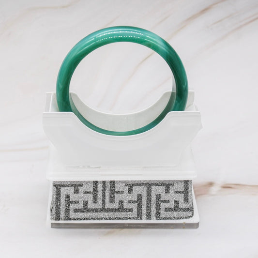 Green Agate Bangle