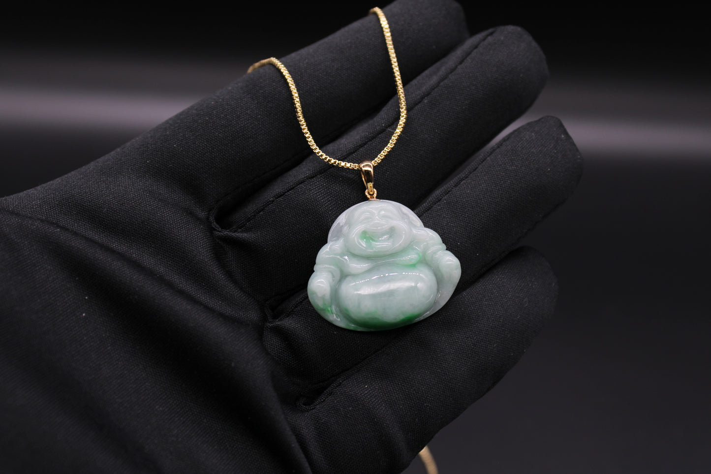 18K Grade A Buddha Pendant