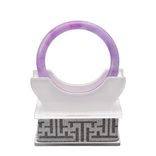 Thin Lavender Jade Bangle