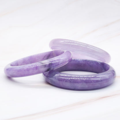Lavender Jade Bangle