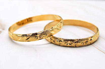 Gold-Filled Bangles (Large)