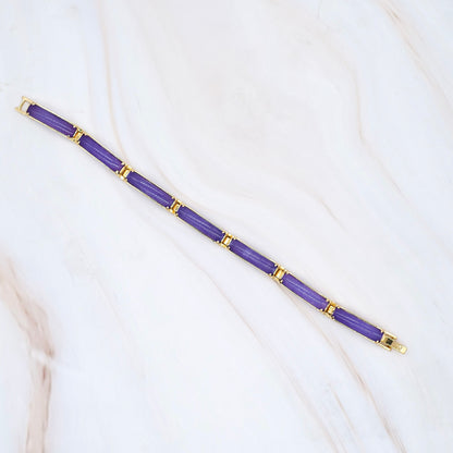 Elongated Jade Bracelet