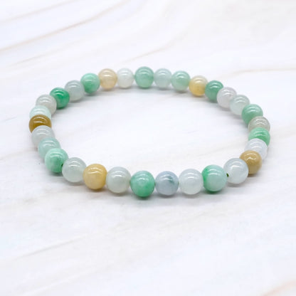 Grade A Natural Jade Beaded Bracelet