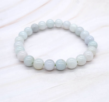 Grade A Natural Jade Beaded Bracelet