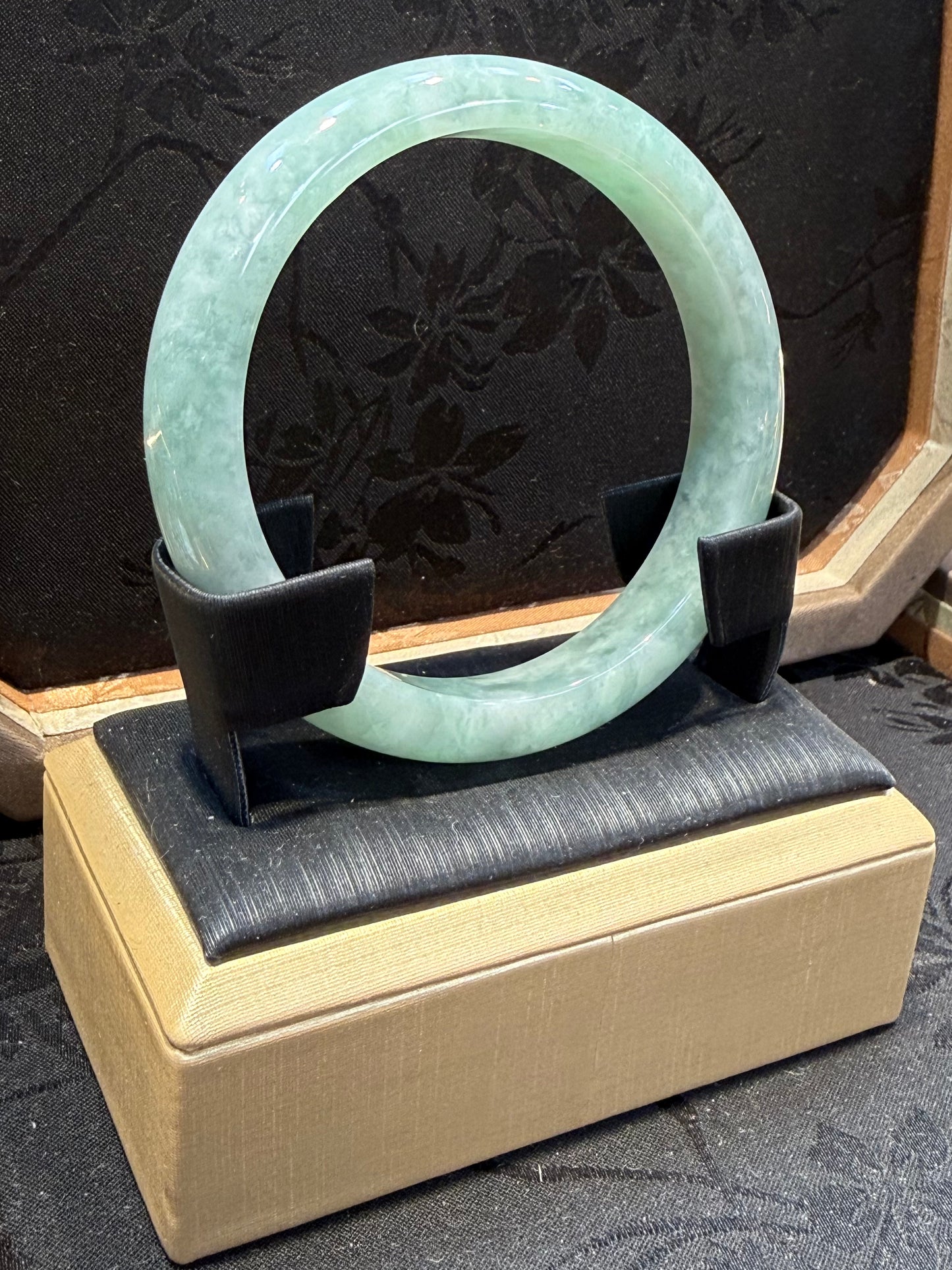 Green Grade A Jade Bangle