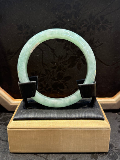 Green Grade A Jade Bangle
