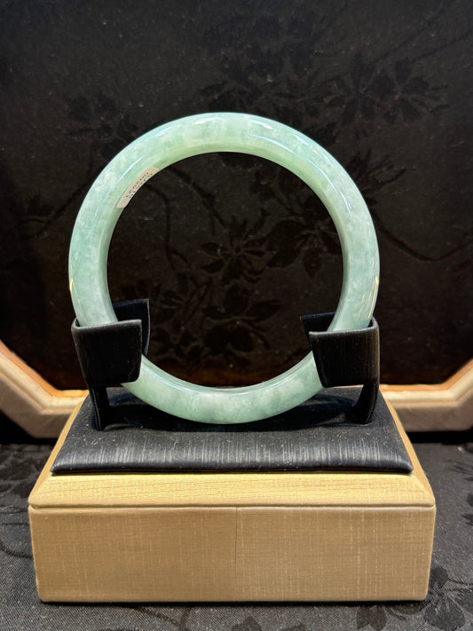 Green Grade A Jade Bangle