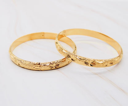 Gold-Filled Bangles (Large)