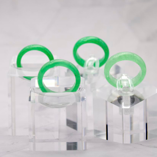 Green Jade Rings