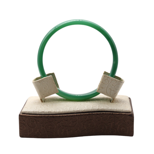 Green Agate Bangle