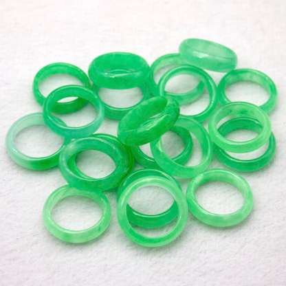 Green Jade Rings
