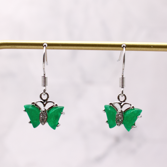 Butterfly Jade Earrings