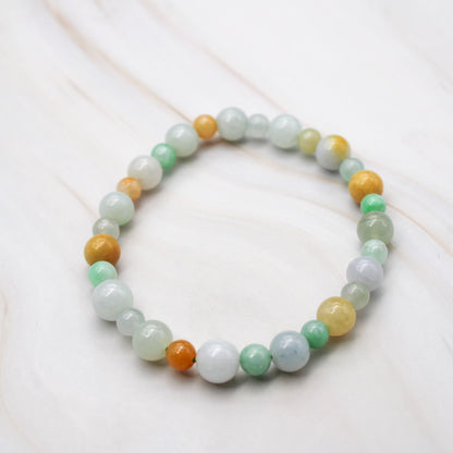Grade A Natural Jade Beaded Bracelet
