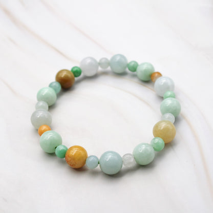 Grade A Natural Jade Beaded Bracelet