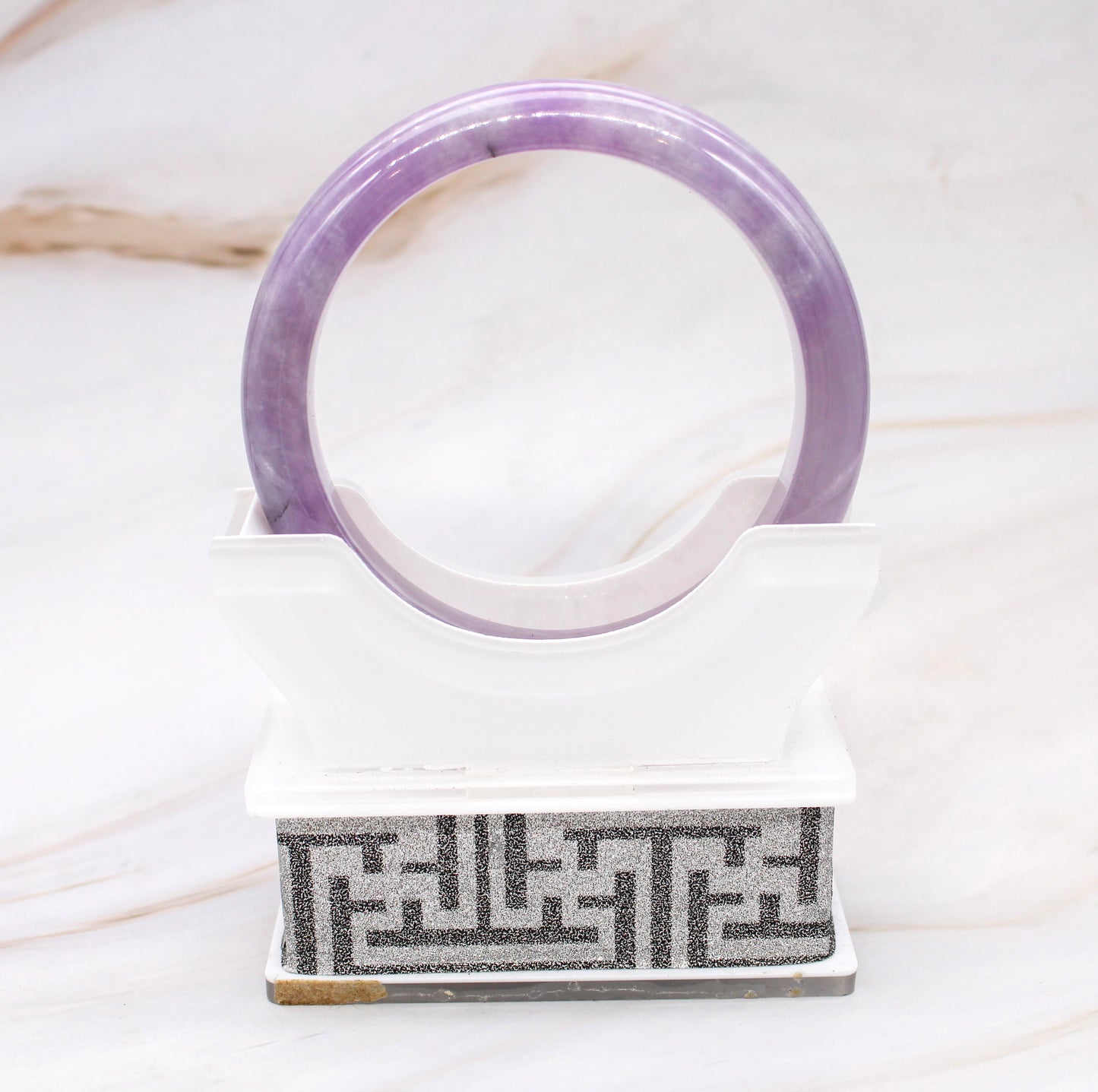 Lavender Jade Bangle