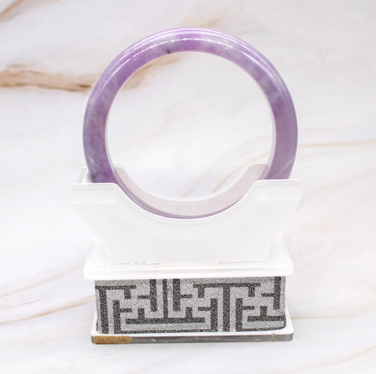 Lavender Jade Bangle