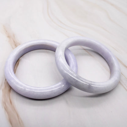 Lavender Grade A Jade Bangle