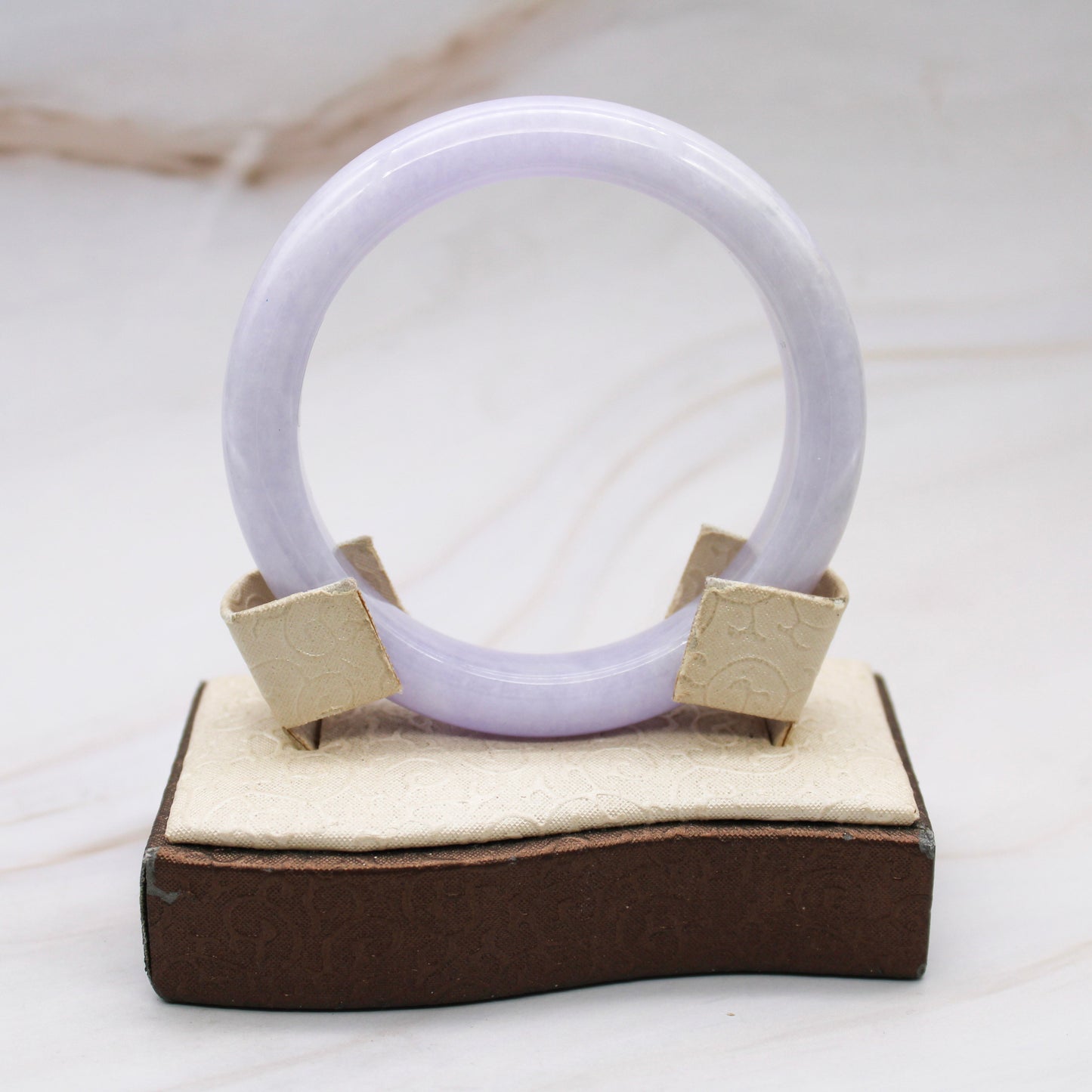 Lavender Grade A Jade Bangle