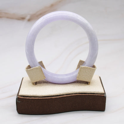 Lavender Grade A Jade Bangle