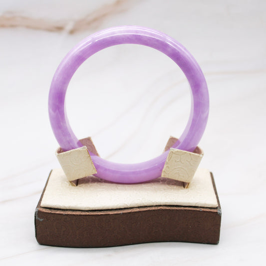 XL Lavender Jade Bangle (Limited)