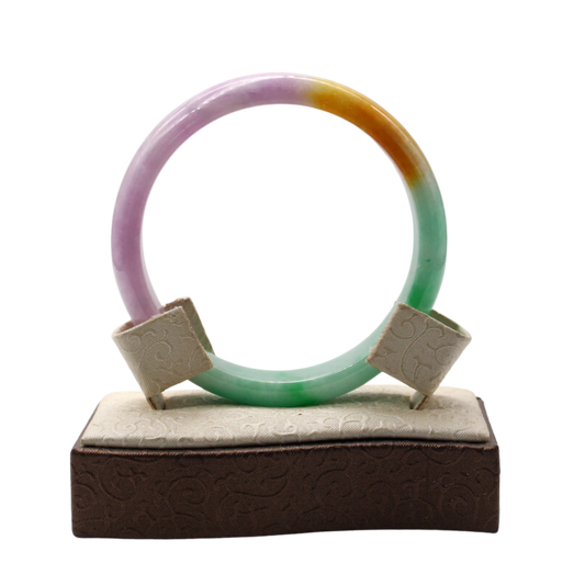 Tri Color (Fu Lu Shou) Jade Bangle