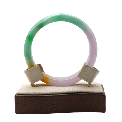 Tri Color (Fu Lu Shou) Jade Bangle