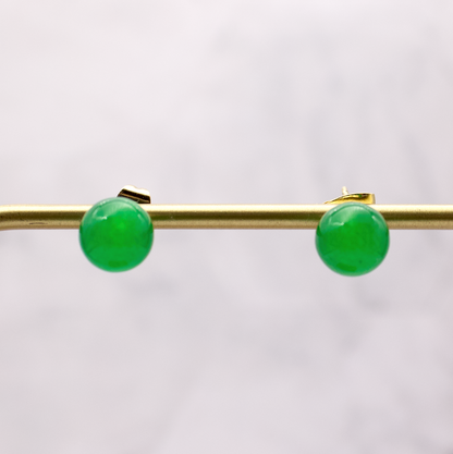 Small Jade Studs