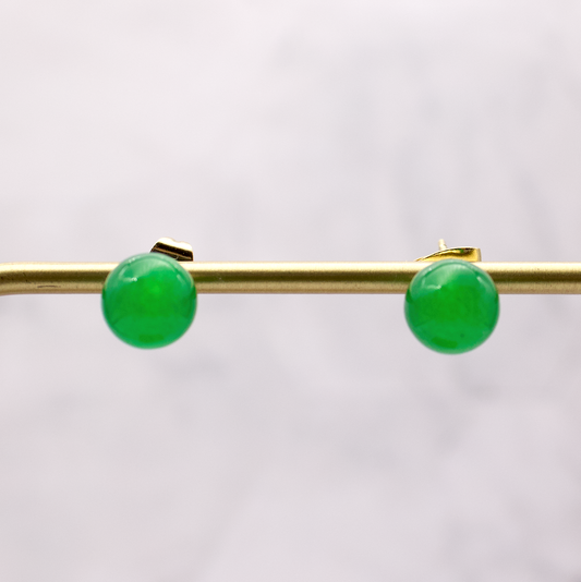 Small Jade Studs